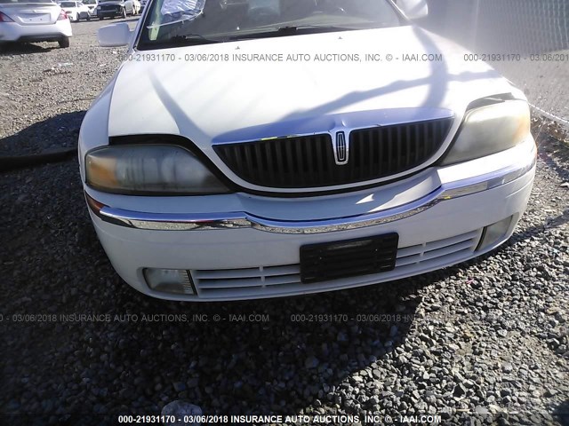 1LNHM87A22Y620918 - 2002 LINCOLN LS WHITE photo 6
