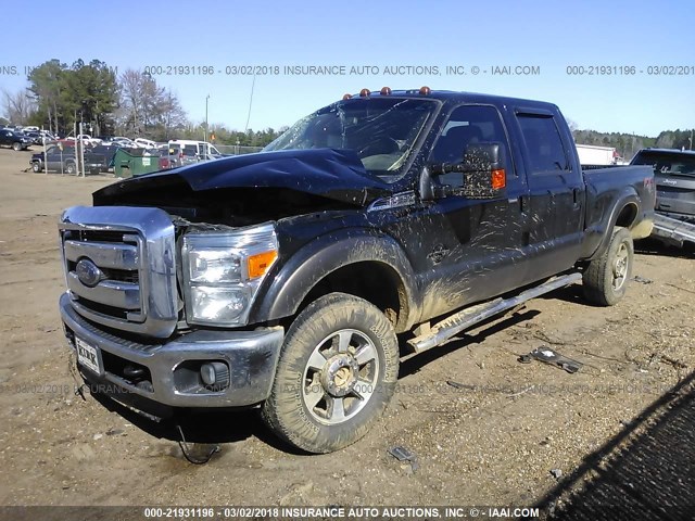 1FT7W2BT5GEA19513 - 2016 FORD F250 SUPER DUTY BLACK photo 2