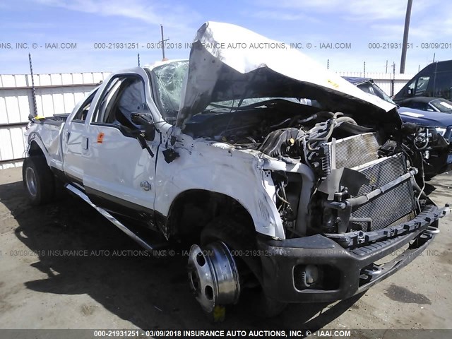 1FT8W3DT6FEB68891 - 2015 FORD F350 SUPER DUTY RED photo 1