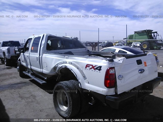 1FT8W3DT6FEB68891 - 2015 FORD F350 SUPER DUTY RED photo 3