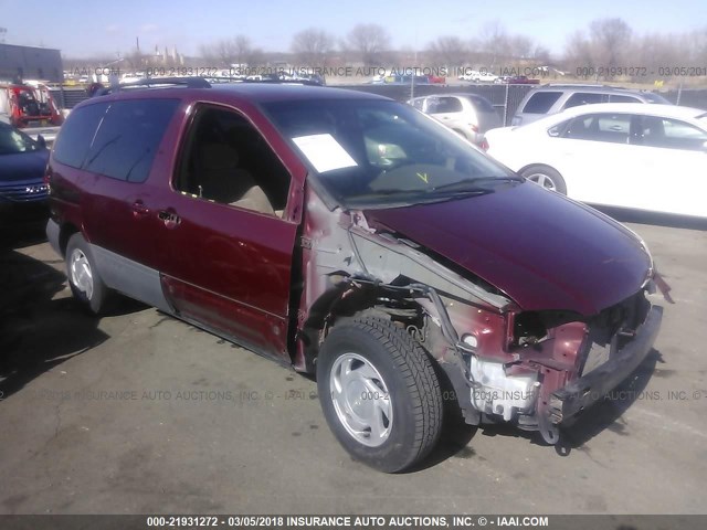 4T3ZF13C53U514332 - 2003 TOYOTA SIENNA LE/XLE RED photo 1