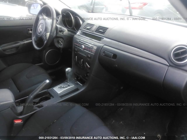 JM1BK343981841295 - 2008 MAZDA 3 HATCHBACK GRAY photo 5