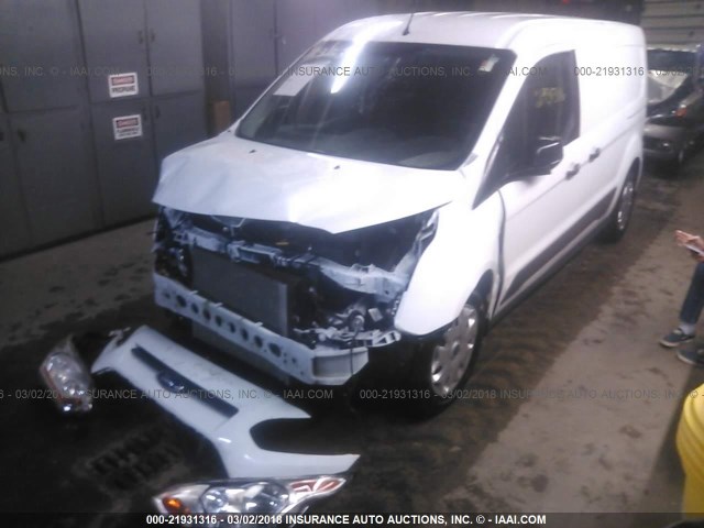 NM0LS7F78H1322683 - 2017 FORD TRANSIT CONNECT XLT WHITE photo 2