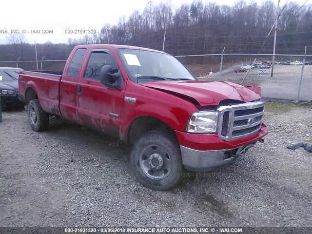 1FTSX21P96ED38617 - 2006 FORD F250 SUPER DUTY RED photo 1