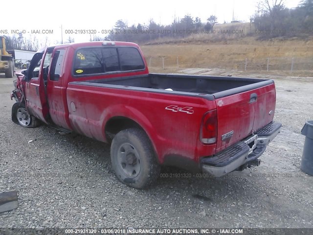 1FTSX21P96ED38617 - 2006 FORD F250 SUPER DUTY RED photo 3