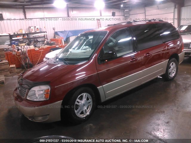 2FMDA58244BA33987 - 2004 FORD FREESTAR LIMITED RED photo 2