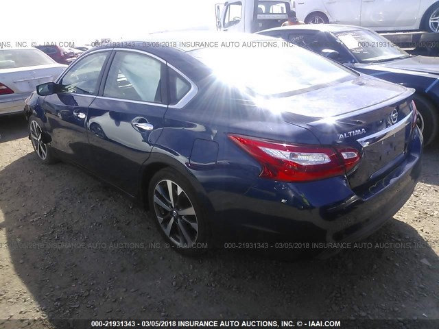 1N4AL3AP7GC222980 - 2016 NISSAN ALTIMA 2.5/S/SV/SL/SR BLUE photo 3