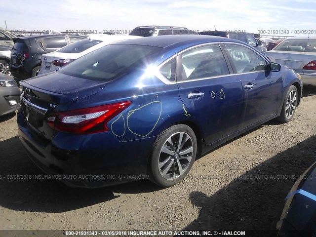 1N4AL3AP7GC222980 - 2016 NISSAN ALTIMA 2.5/S/SV/SL/SR BLUE photo 4