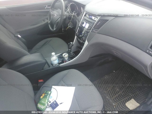 5NPEB4AC6CH353284 - 2012 HYUNDAI SONATA GLS GRAY photo 8