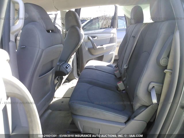 1GNKRFED2DJ236525 - 2013 CHEVROLET TRAVERSE LS GRAY photo 8