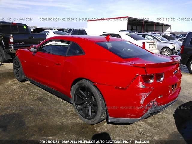 2G1FZ1EP0D9801575 - 2013 CHEVROLET CAMARO ZL1 RED photo 3