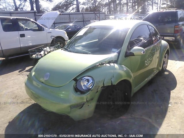3VWBK21C74M403514 - 2004 VOLKSWAGEN NEW BEETLE GL 绿色 照片 2