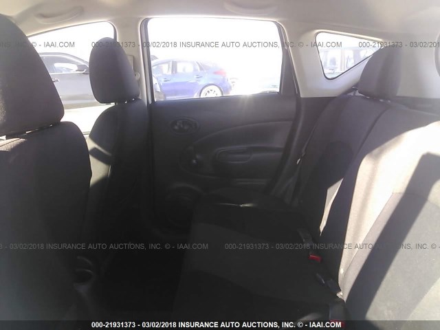 3N1CE2CP2FL442375 - 2015 NISSAN VERSA NOTE S/S PLUS/SV/SL/SR WHITE photo 8