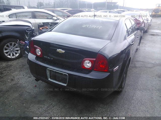 1G1ZC5EB2A4129348 - 2010 CHEVROLET MALIBU 1LT 黑色 照片 4