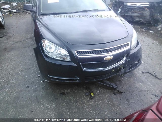 1G1ZC5EB2A4129348 - 2010 CHEVROLET MALIBU 1LT 黑色 照片 6