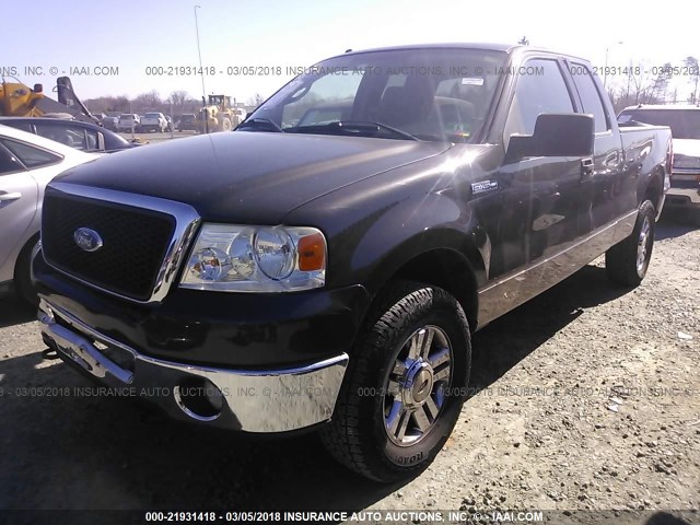 1FTPX14576NB03482 - 2006 FORD F150 BROWN photo 2