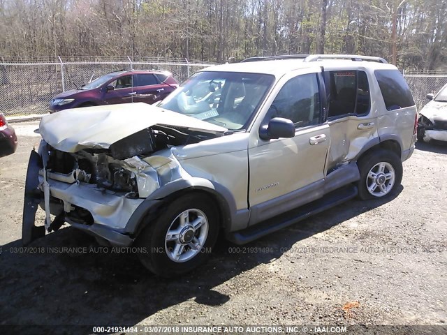 1FMZU63E92ZB35106 - 2002 FORD EXPLORER XLT GOLD photo 2