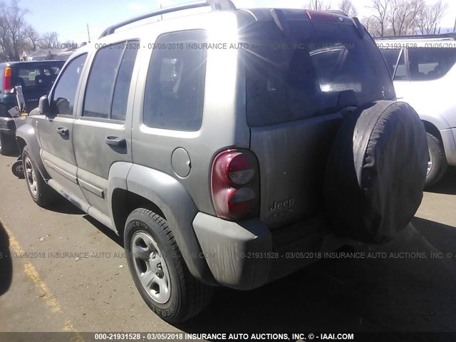 1J4GL48K27W647620 - 2007 JEEP LIBERTY SPORT Qızıl foto 3