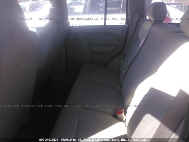 1J4GL48K27W647620 - 2007 JEEP LIBERTY SPORT Qızıl foto 8