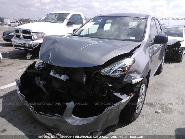 JN8AS5MT7CW252818 - 2012 NISSAN ROGUE S/SV GRAY photo 6