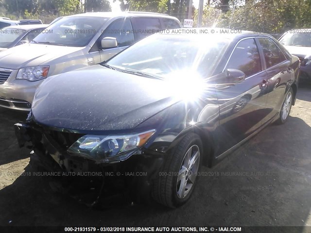 4T1BF1FK3EU436018 - 2014 TOYOTA CAMRY L/SE/LE/XLE 深蓝色 照片 6