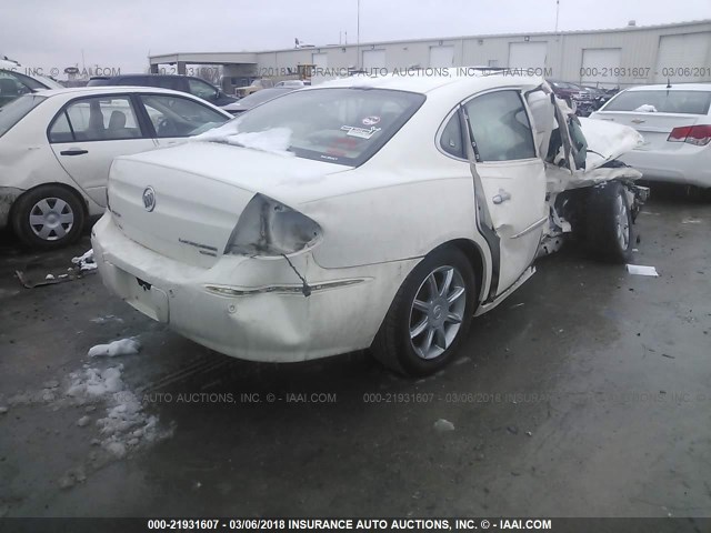 2G4WE567251221118 - 2005 BUICK LACROSSE CXS WHITE photo 4