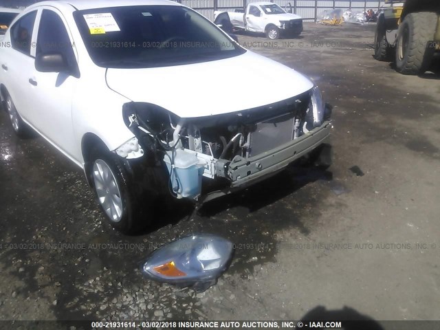 3N1CN7AP9DL833889 - 2013 NISSAN VERSA S/S PLUS/SV/SL WHITE photo 6