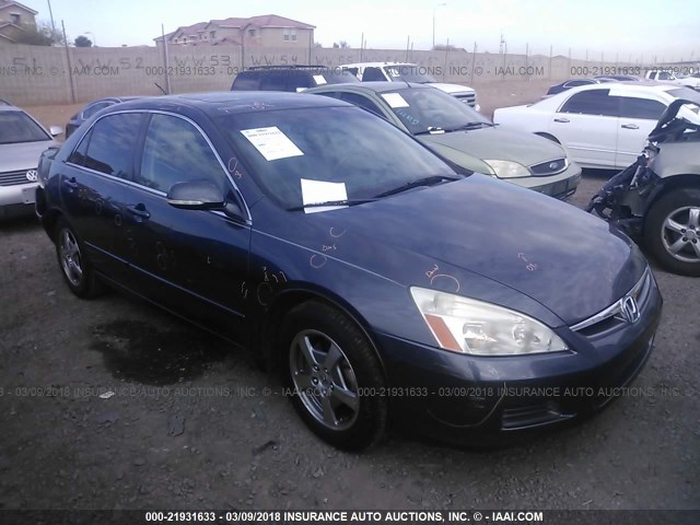 JHMCN36426C003479 - 2006 HONDA ACCORD HYBRID GRAY photo 1