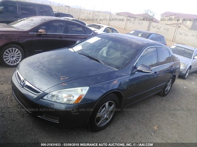 JHMCN36426C003479 - 2006 HONDA ACCORD HYBRID GRAY photo 2