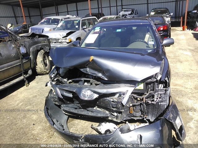 4T4BF3EK5AR068809 - 2010 TOYOTA CAMRY SE/LE/XLE Сұр фото 6