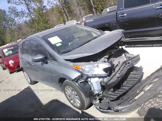 3N1CE2CP3FL450176 - 2015 NISSAN VERSA NOTE S/S PLUS/SV/SL/SR GRAY photo 1