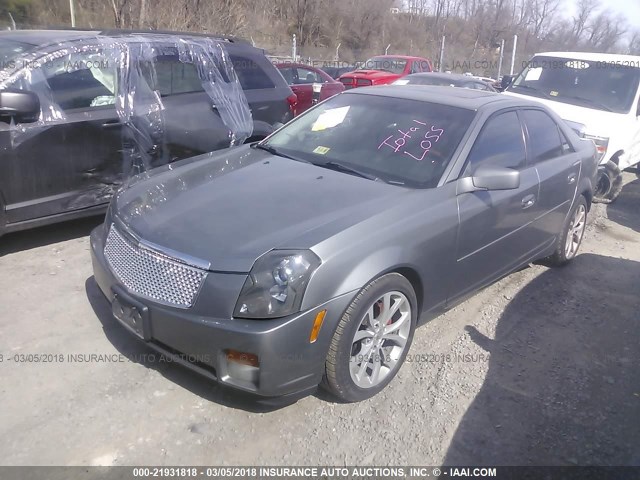 1G6DP567450107528 - 2005 CADILLAC CTS HI FEATURE V6 GRAY photo 2