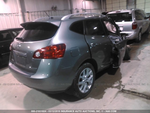 JN8AS5MVXBW276949 - 2011 NISSAN ROGUE S/SV/KROM GRAY photo 4