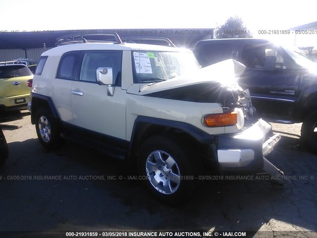 JTEBU11F08K048714 - 2008 TOYOTA FJ CRUISER TAN photo 1