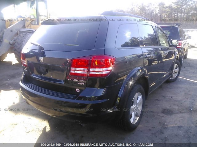 3D4PG5FV3AT161427 - 2010 DODGE JOURNEY SXT BLACK photo 4