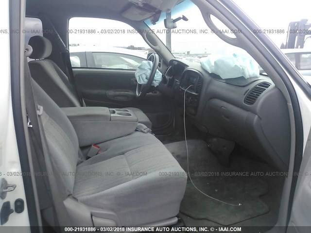 5TBRN34113S432376 - 2003 TOYOTA TUNDRA ACCESS CAB SR5 WHITE photo 5