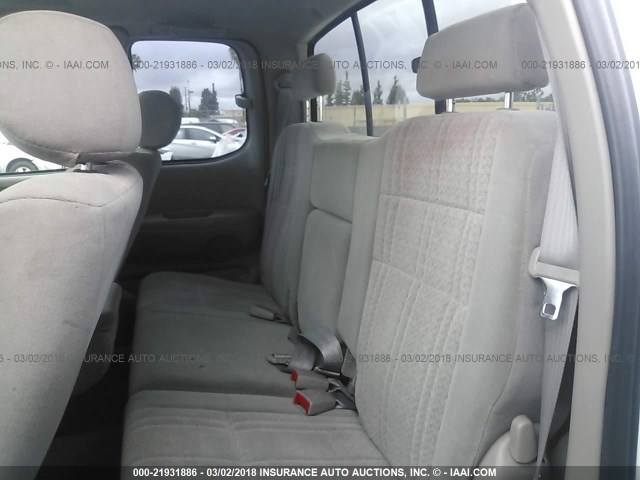 5TBRN34113S432376 - 2003 TOYOTA TUNDRA ACCESS CAB SR5 WHITE photo 8