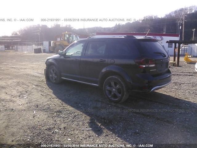 3C4PDCGB0GT106778 - 2016 DODGE JOURNEY CROSSROAD BLACK photo 3