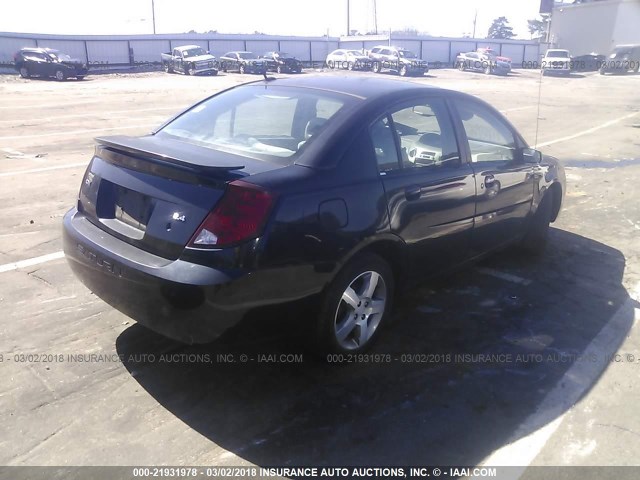 1G8AL55B36Z127455 - 2006 SATURN ION LEVEL 3 BLACK photo 4