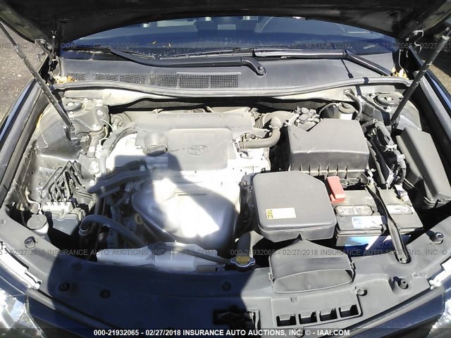 4T1BF1FK1DU221915 - 2013 TOYOTA CAMRY L/SE/LE/XLE 黑色 照片 10