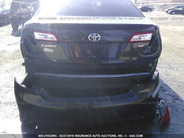 4T1BF1FK1DU221915 - 2013 TOYOTA CAMRY L/SE/LE/XLE 黑色 照片 6