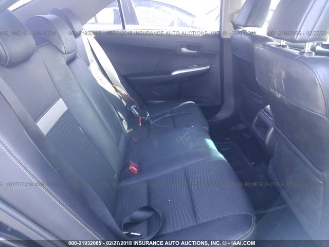 4T1BF1FK1DU221915 - 2013 TOYOTA CAMRY L/SE/LE/XLE 黑色 照片 8