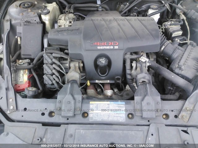 2G2WR544951142261 - 2005 PONTIAC GRAND PRIX GTP BLACK photo 10