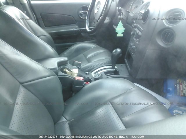 2G2WR544951142261 - 2005 PONTIAC GRAND PRIX GTP BLACK photo 5