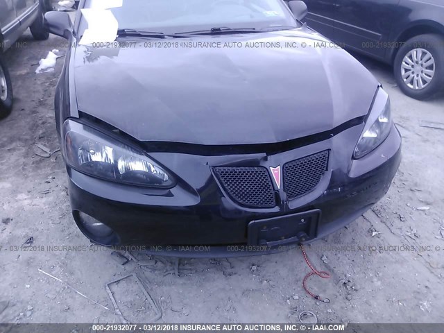 2G2WR544951142261 - 2005 PONTIAC GRAND PRIX GTP BLACK photo 6