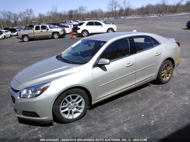 1G11C5SL6EF211670 - 2014 CHEVROLET MALIBU 1LT 金色 照片 2
