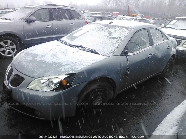 1G2ZF57B684161956 - 2008 PONTIAC G6 VALUE LEADER/BASE BLUE photo 2
