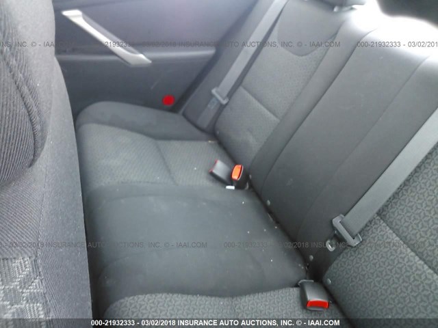 1G2ZF57B684161956 - 2008 PONTIAC G6 VALUE LEADER/BASE BLUE photo 8