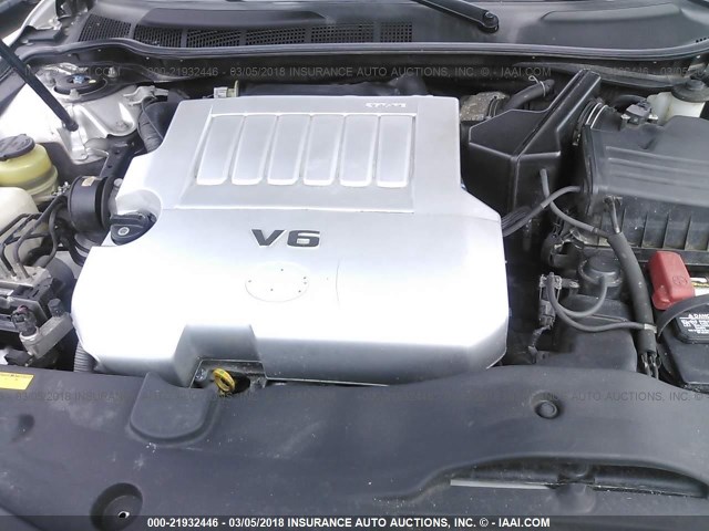 4T1BK46K88U062815 - 2008 TOYOTA CAMRY LE/XLE/SE ვერცხლისფერი ფოტო 10