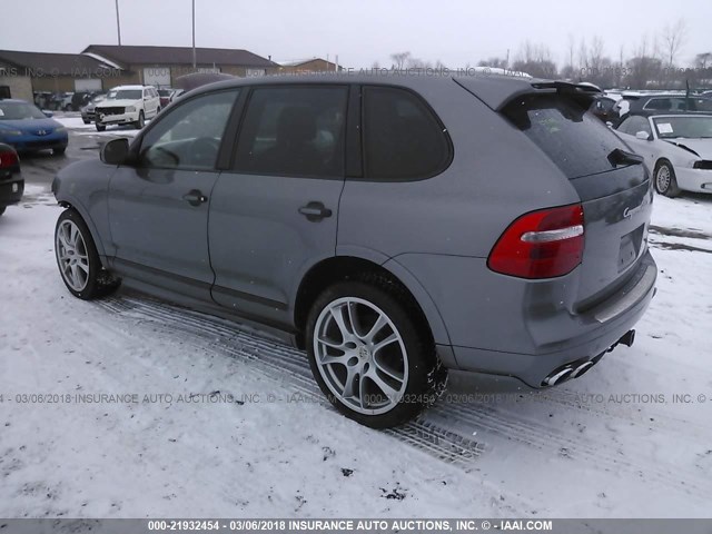 WP1AD29P89LA60347 - 2009 PORSCHE CAYENNE GTS GRAY photo 3